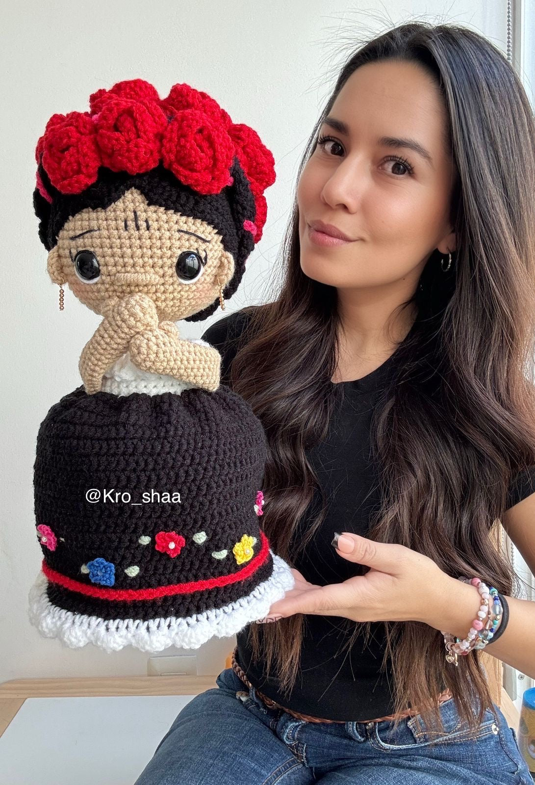 Muñeca Ramo Magico Frida Kahlo