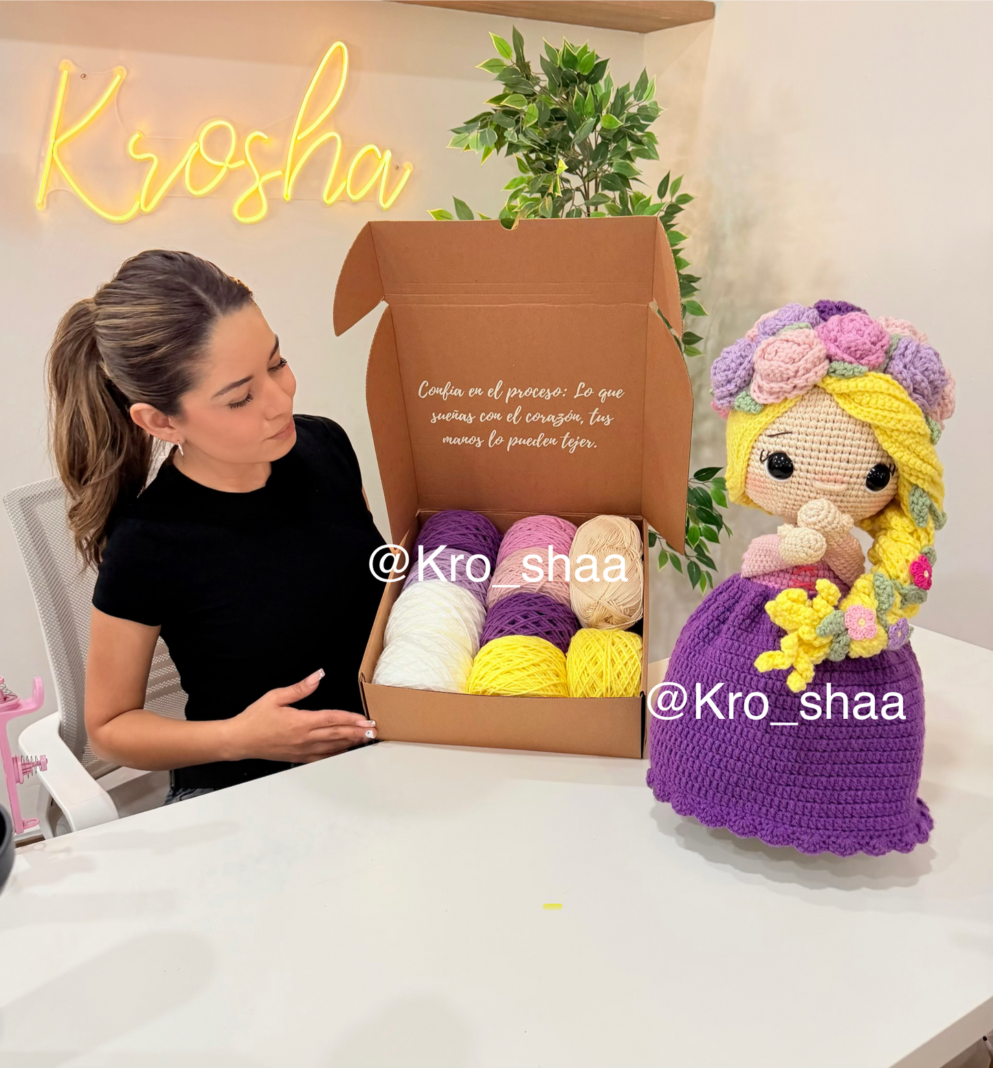 Kit Estambre Rapunzel
