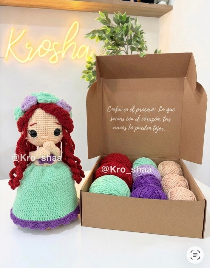 Kit Ramo Magico Sirenita en Español 35 cm