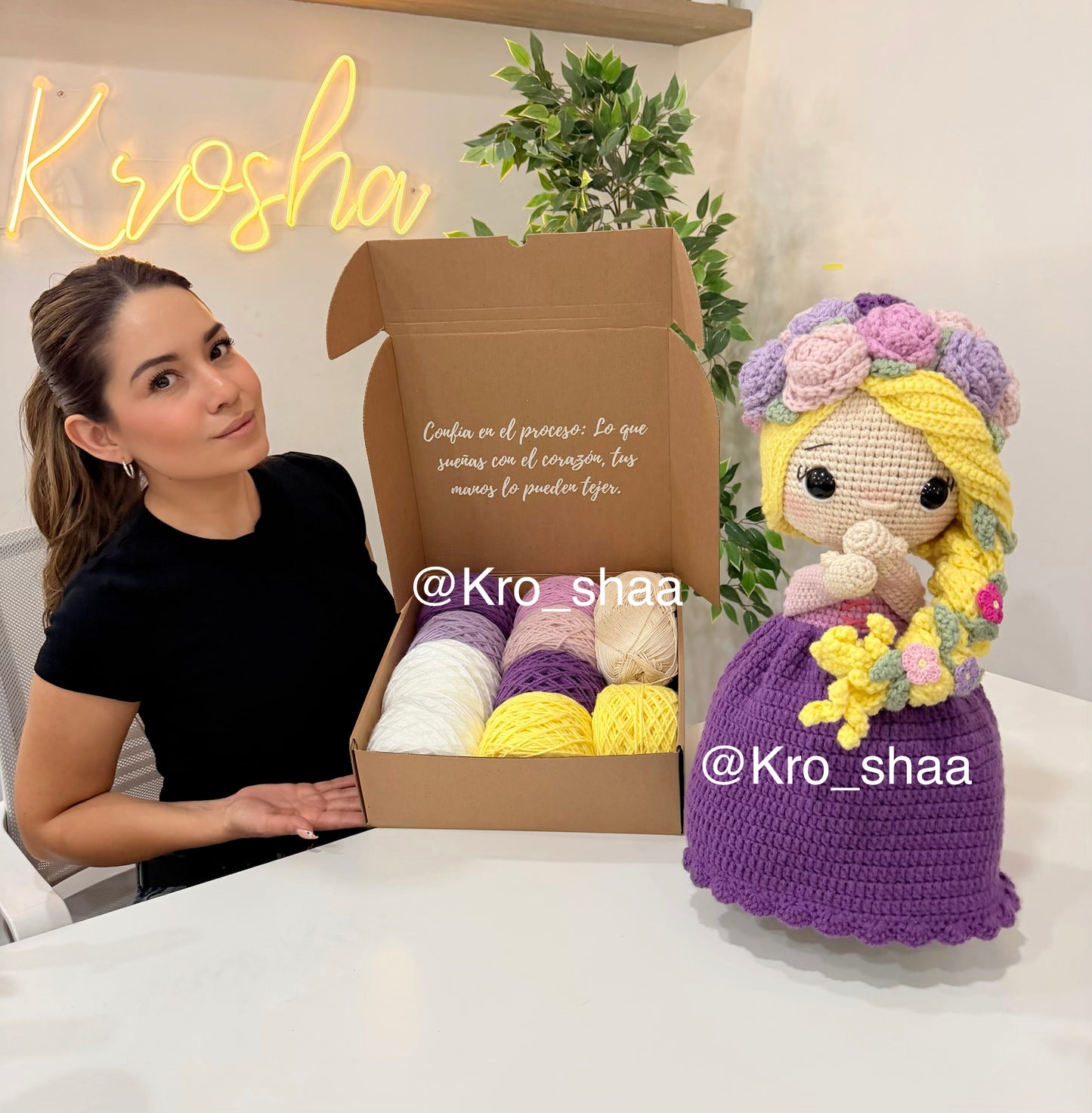 Kit Estambre Rapunzel